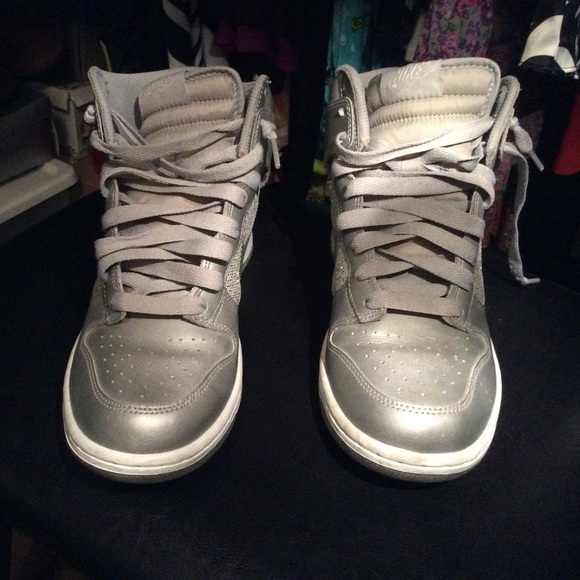 Nike grey silver dunks - Picture 2 of 7